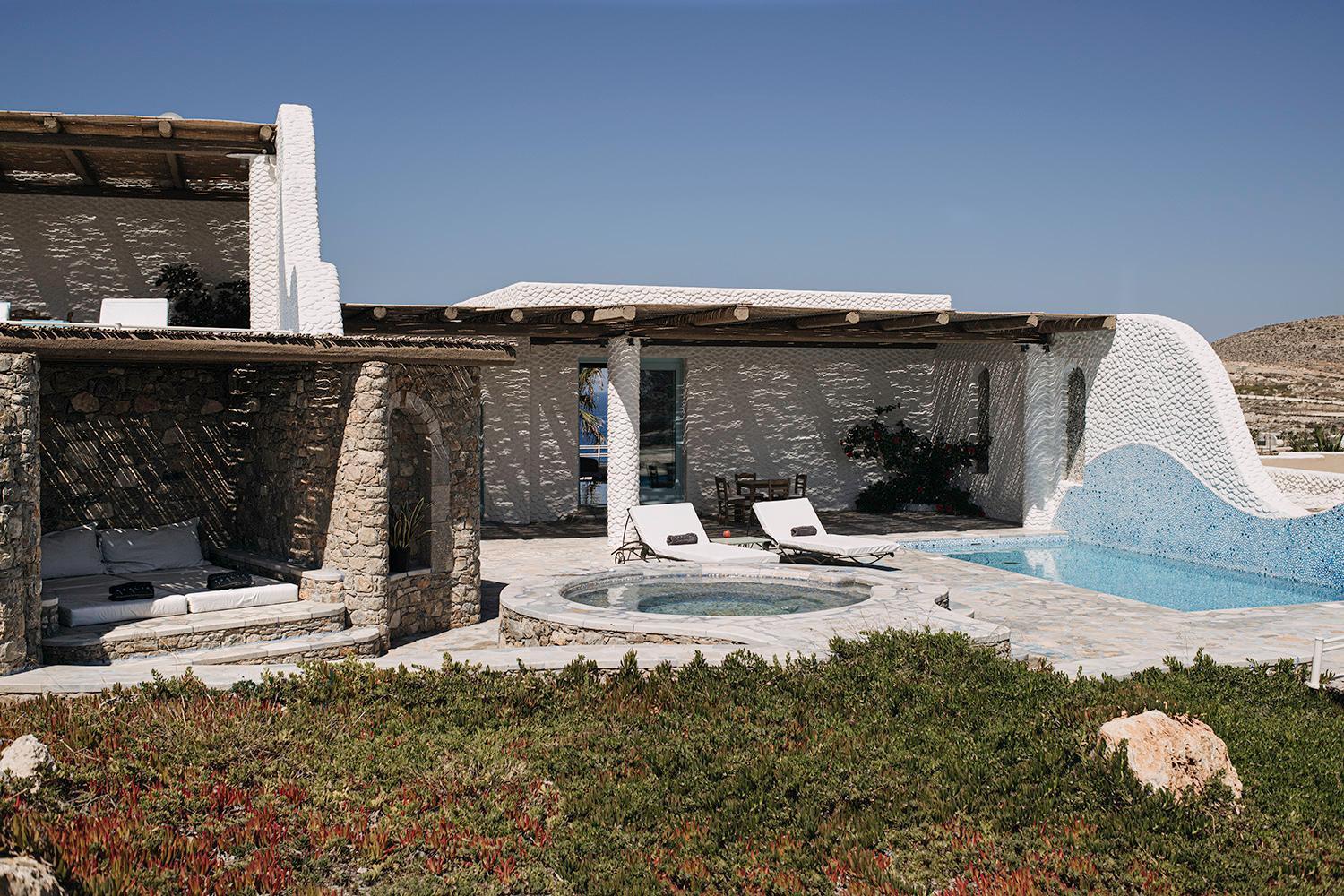 Agalia Luxury Suites Koumpara Habitación foto